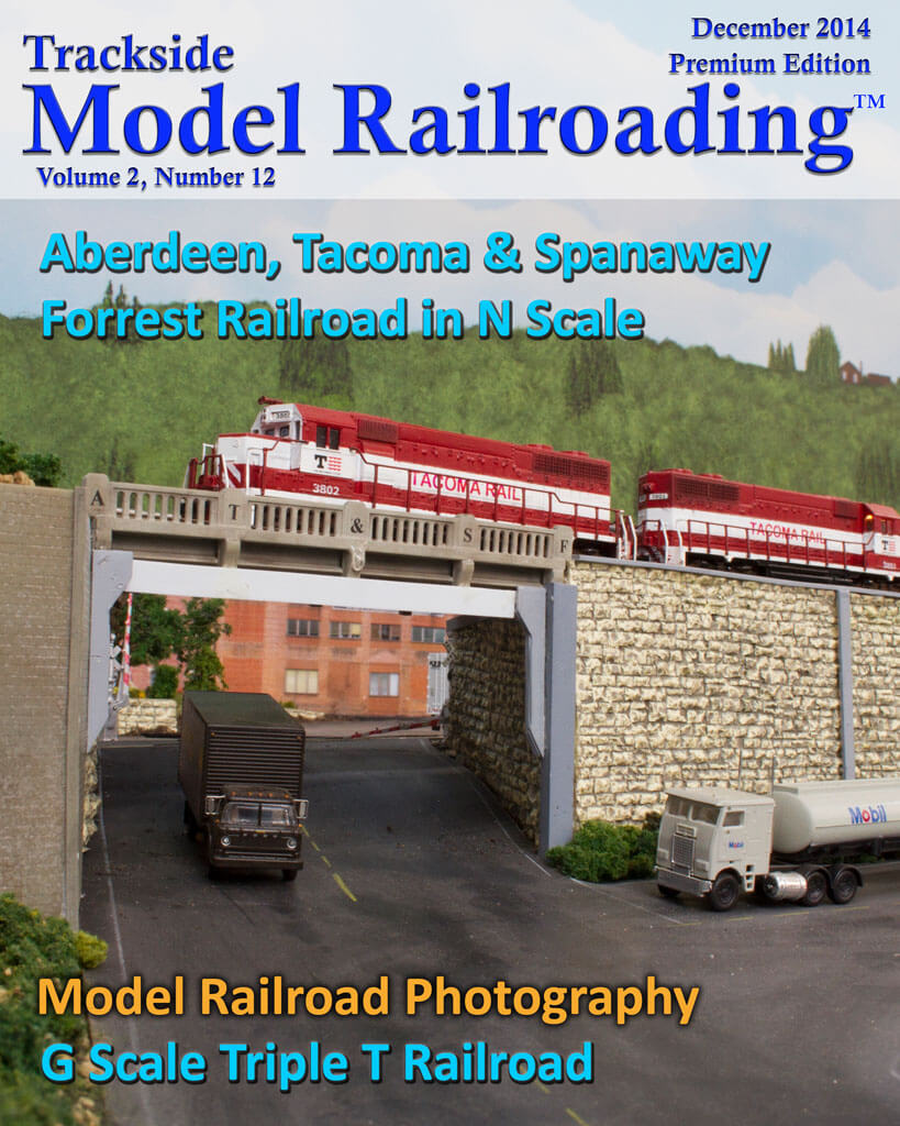 Trackside Model Railroading Digital Magazine December 2014 Cover